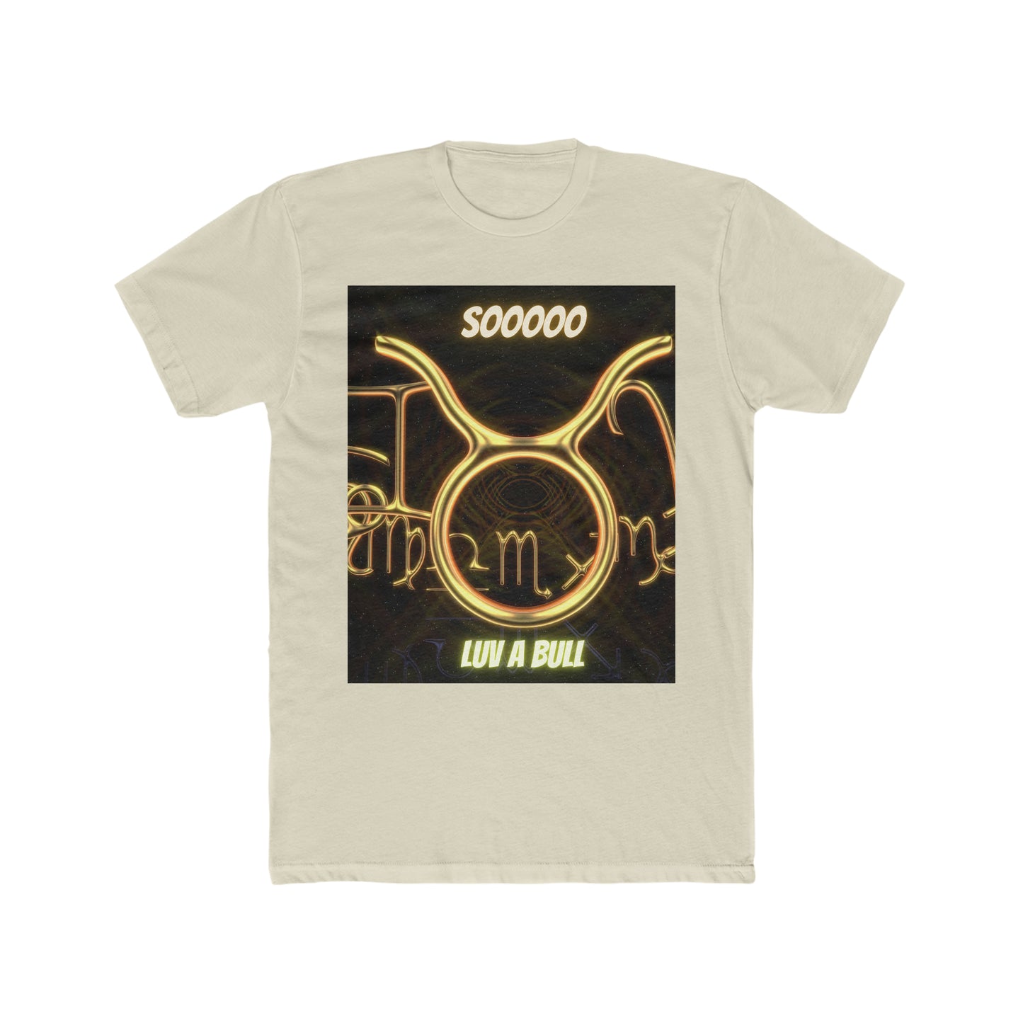 Men's Cotton Crew Tee___Taurus Nation