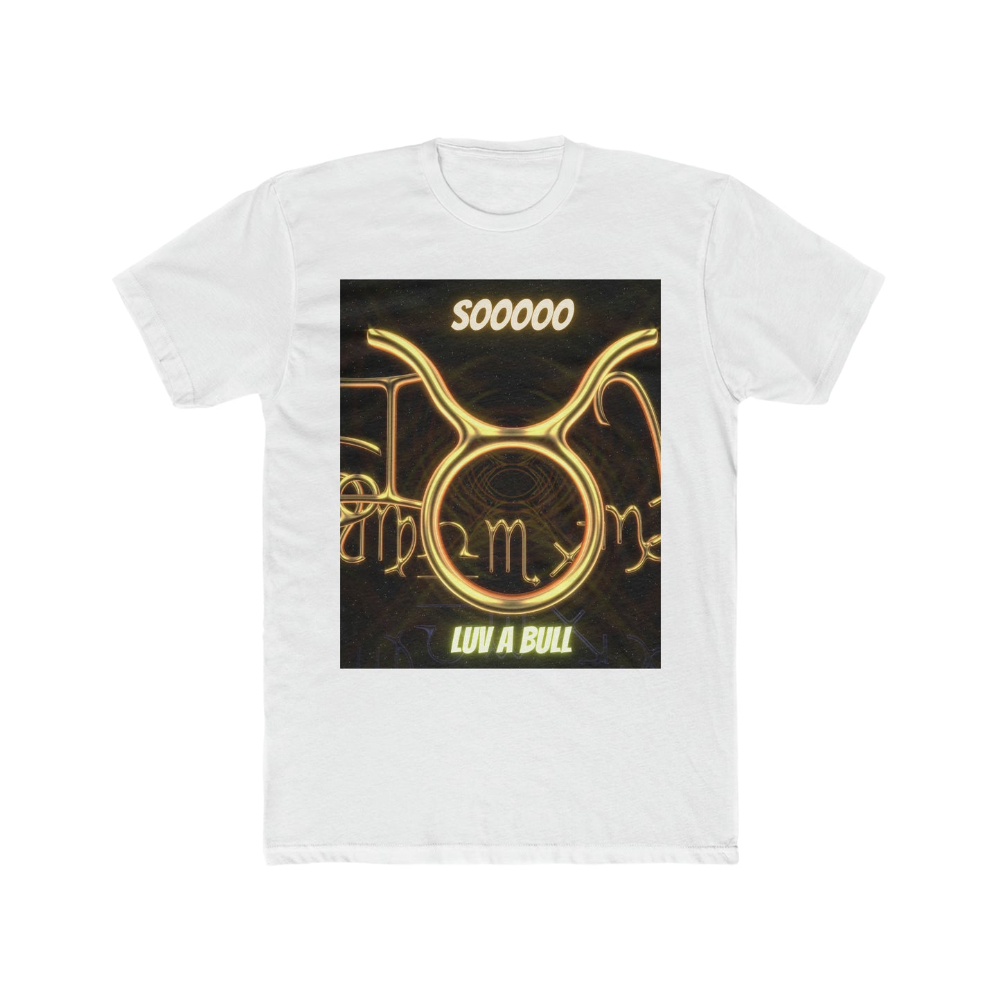 Men's Cotton Crew Tee___Taurus Nation