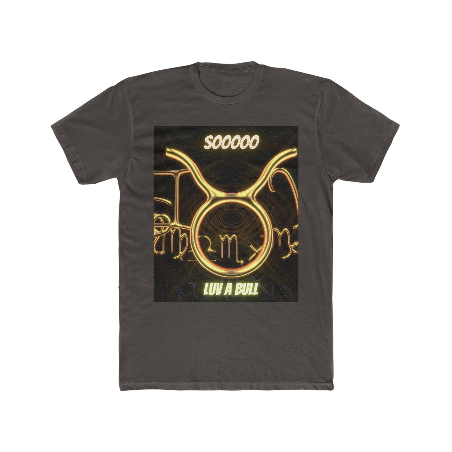Men's Cotton Crew Tee___Taurus Nation