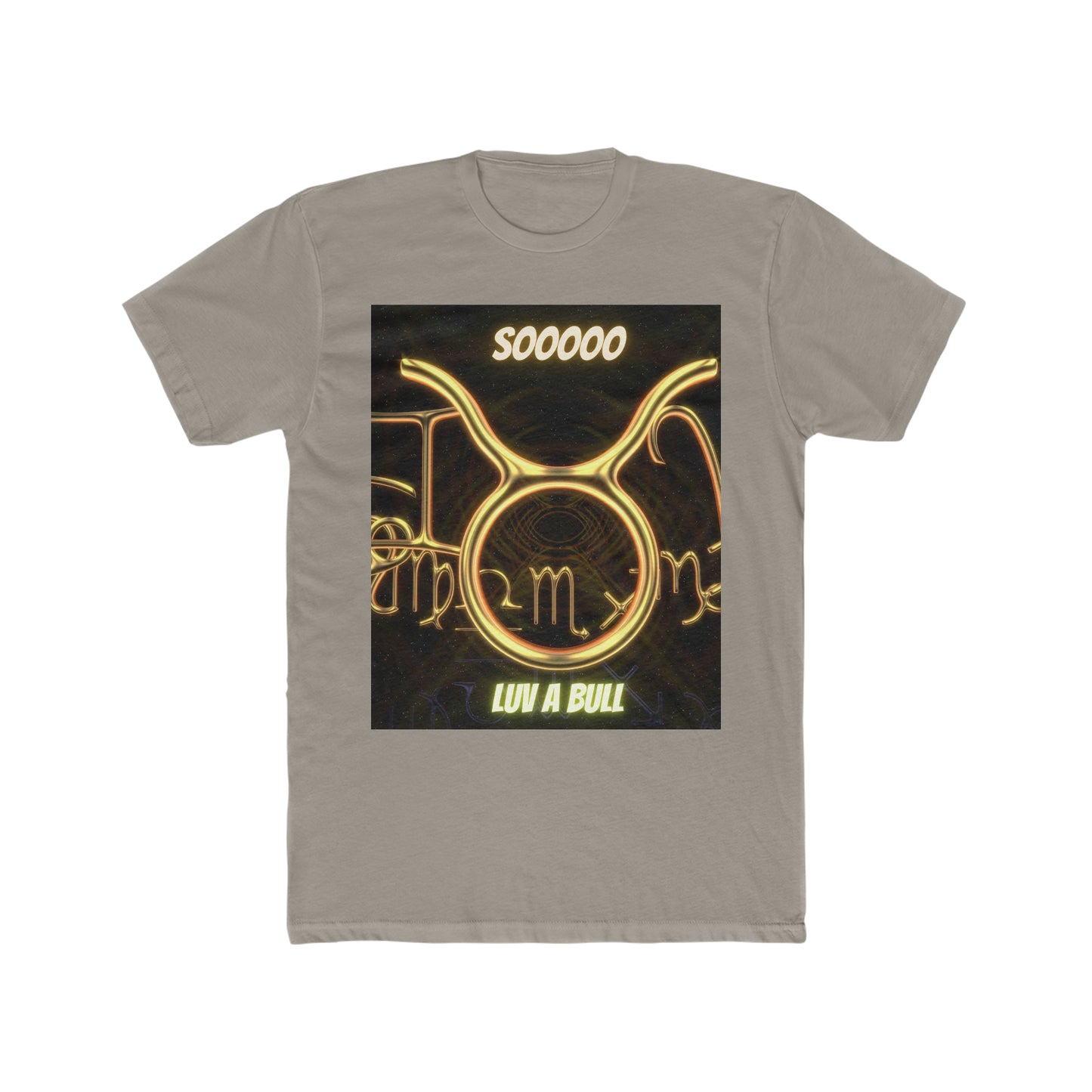Men's Cotton Crew Tee___Taurus Nation