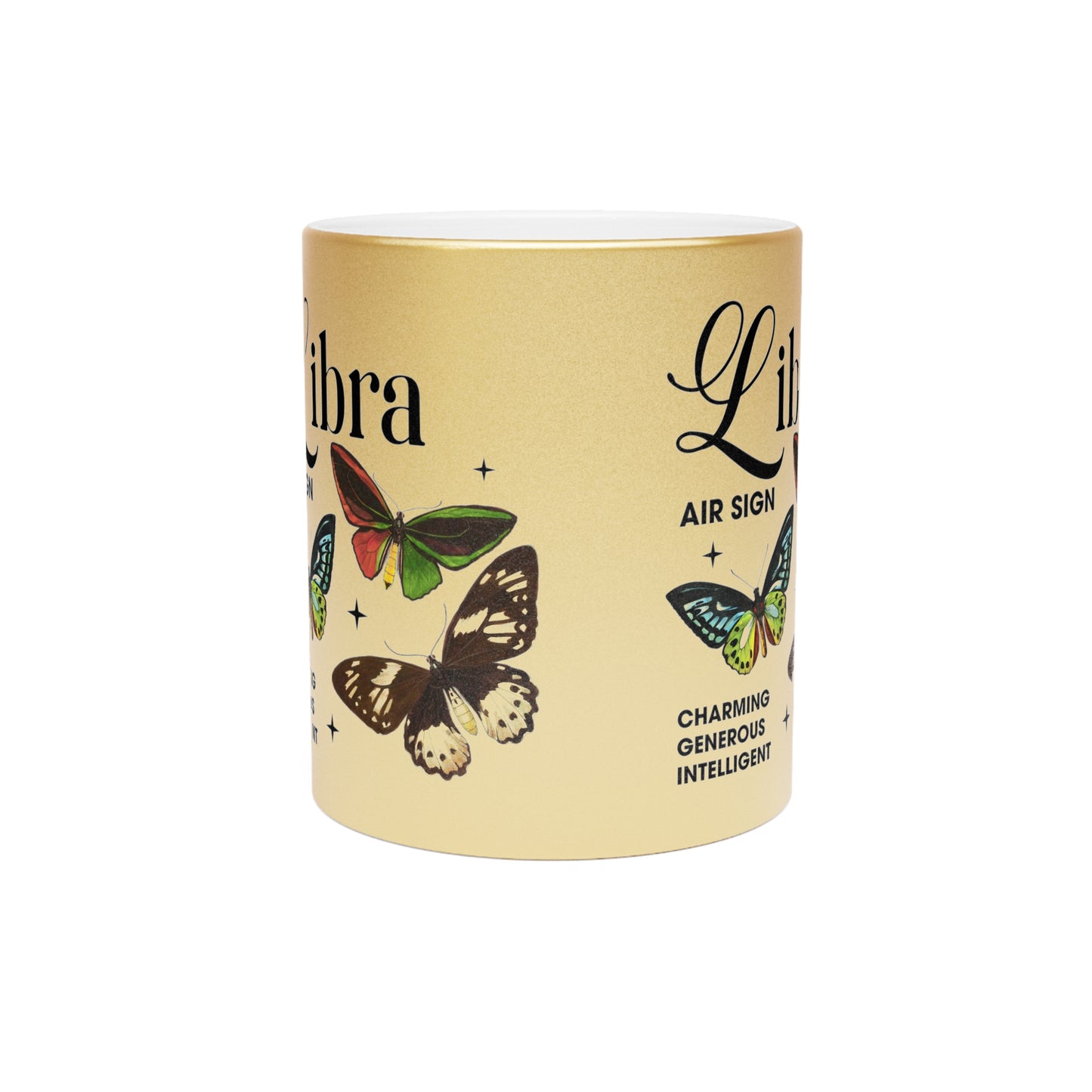 Libra Metallic Mug (Silver/Gold)