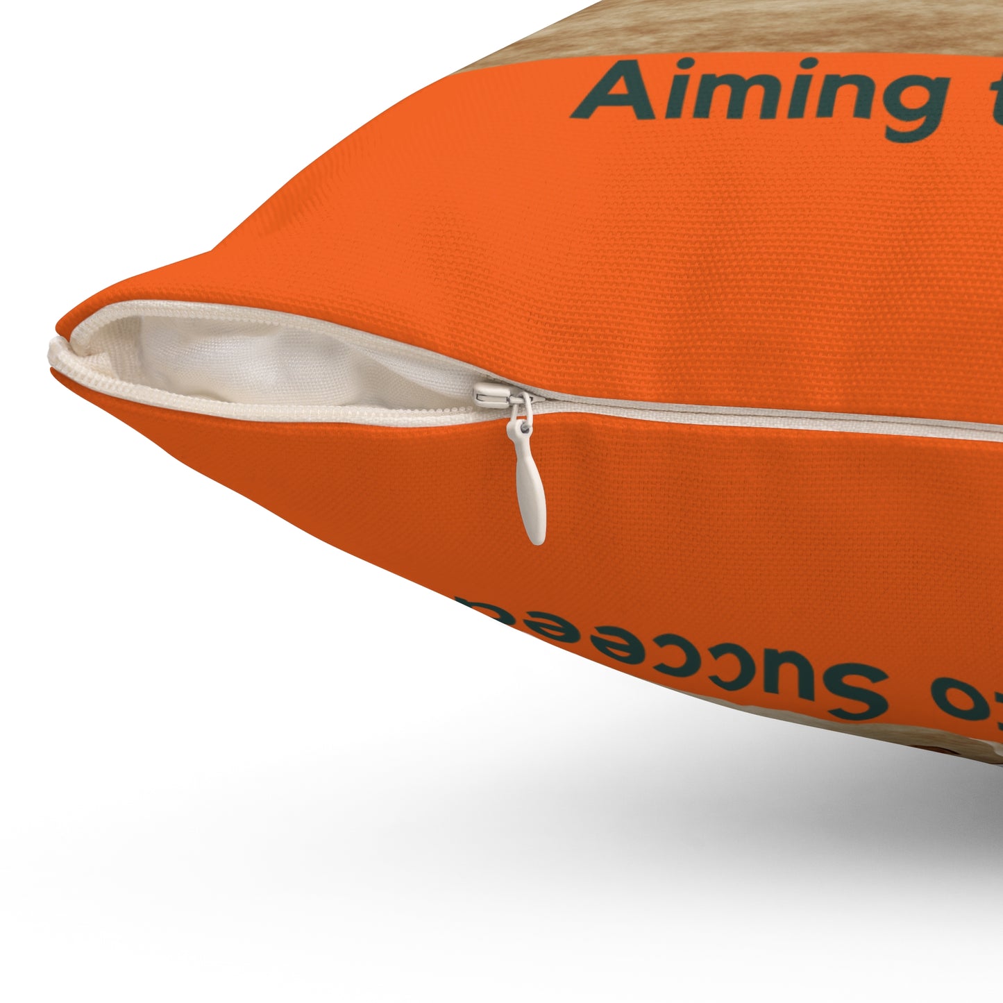 Spun Polyester Square Pillow___Sagittarius/Orange