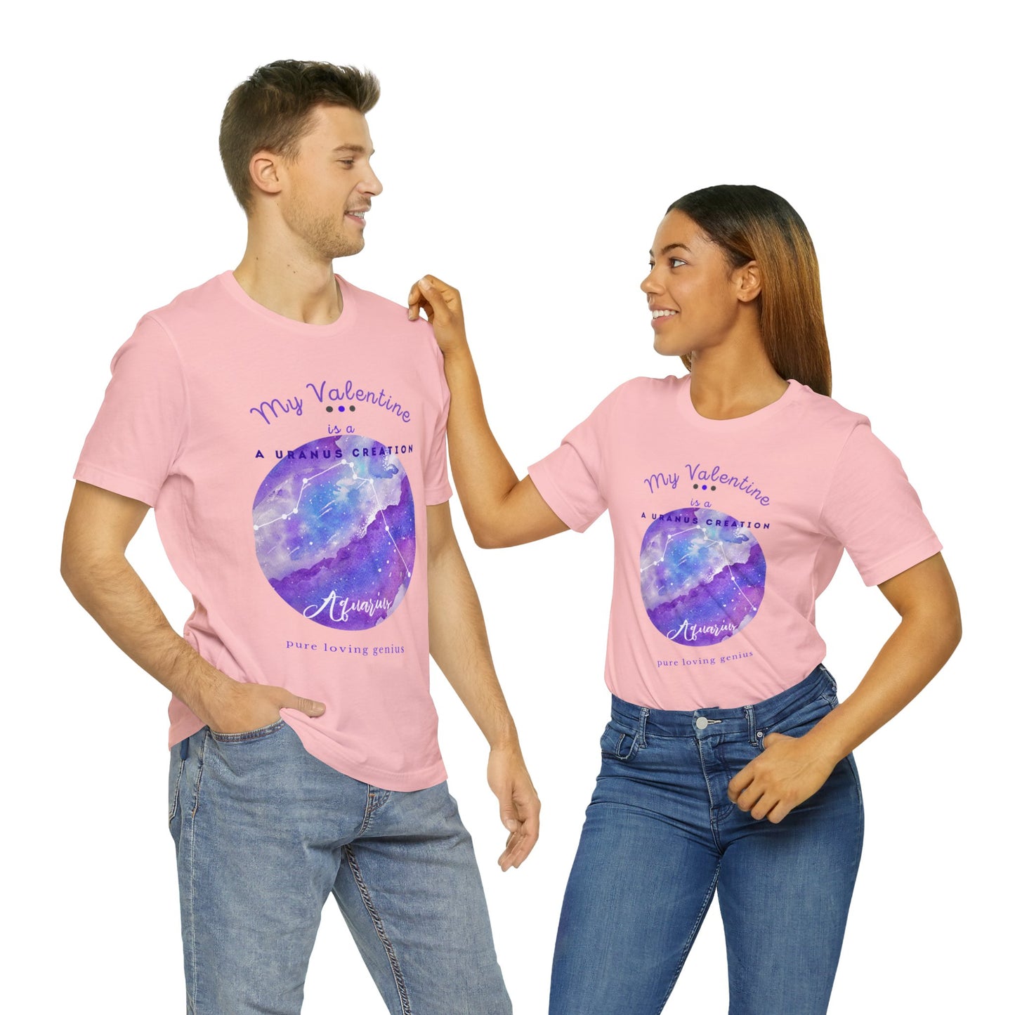 Unisex Jersey Short Sleeve Tee_____Aquarius/Valentine