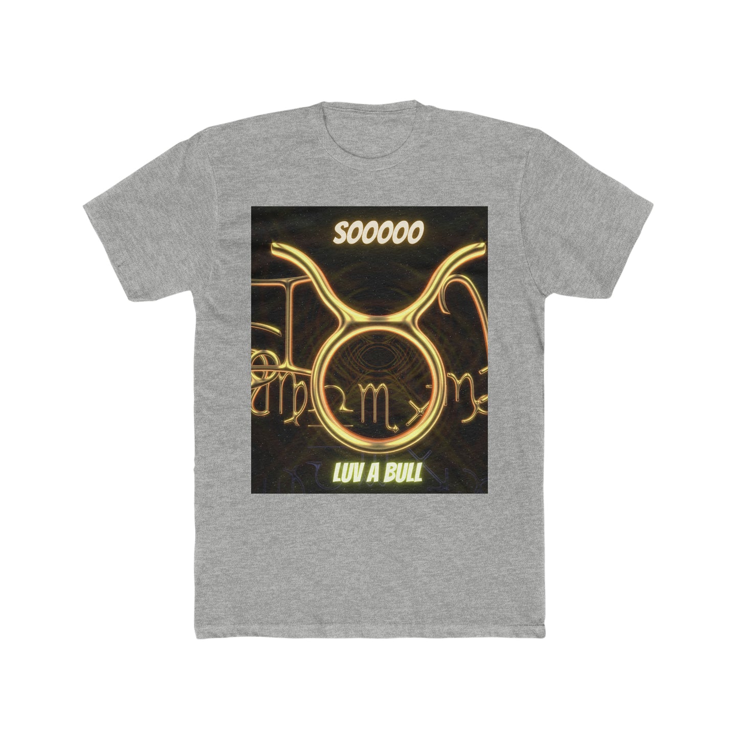 Men's Cotton Crew Tee___Taurus Nation