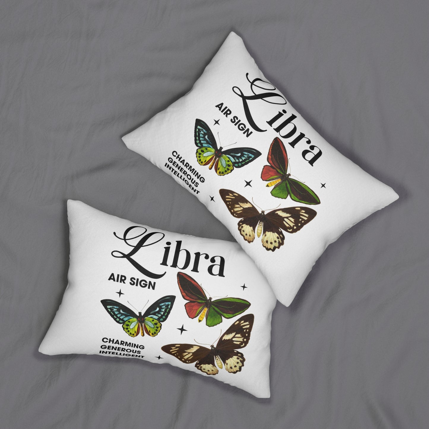 Modern Spun Polyester Lumbar Pillow/Libra