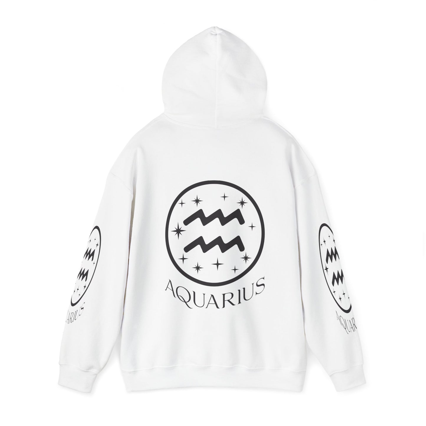 Aquarius Unisex Hooded Sweatshirt_Gildan 18500