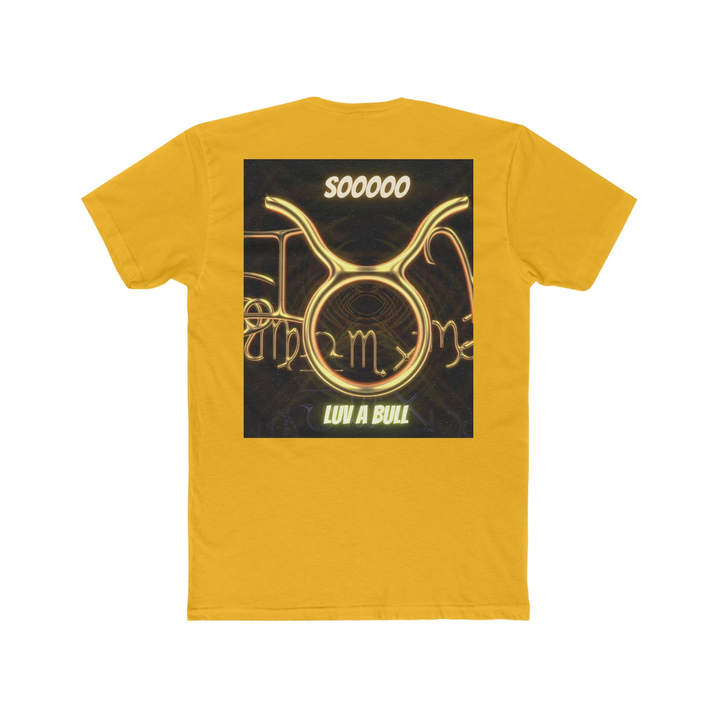 Men's Cotton Crew Tee___Taurus Nation