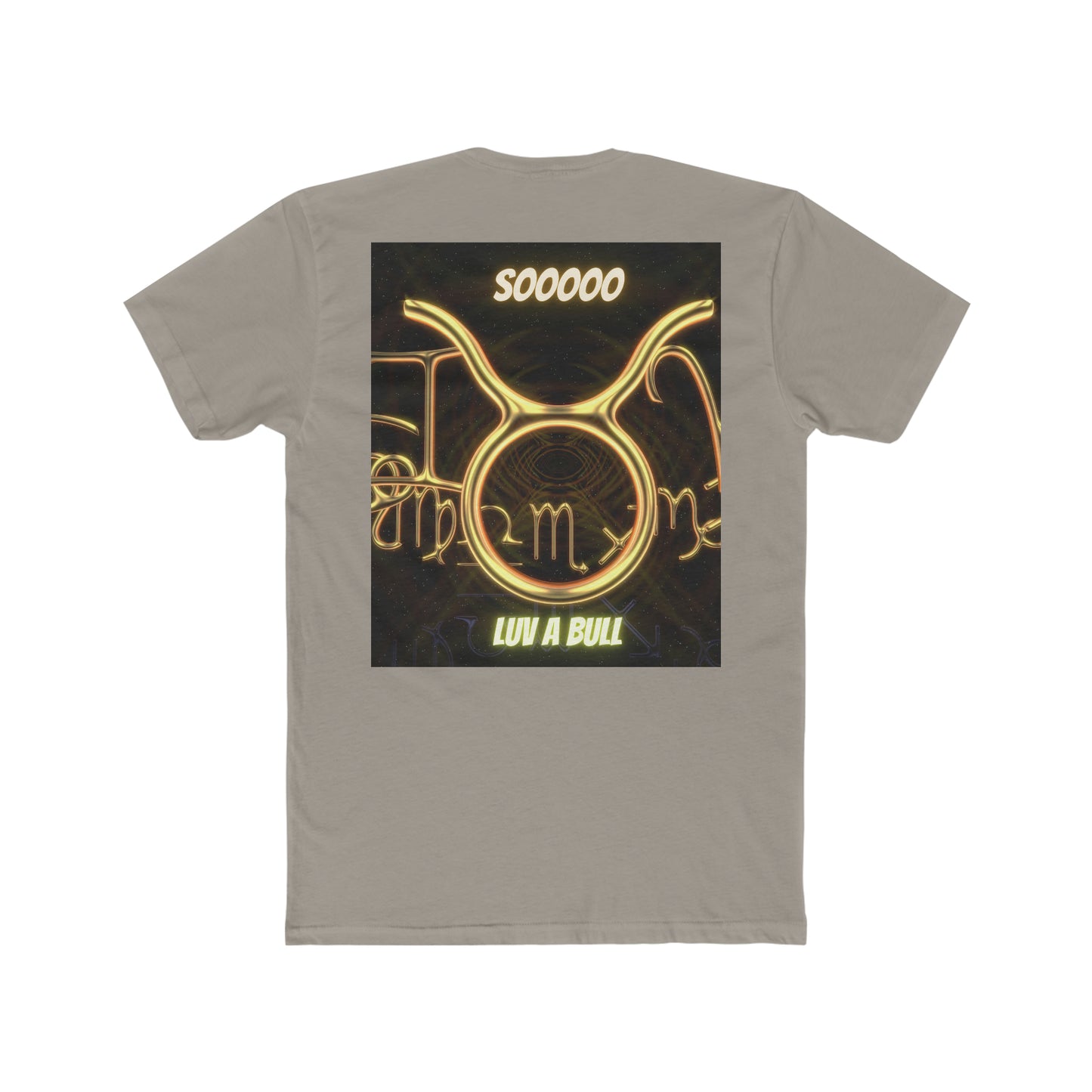 Men's Cotton Crew Tee___Taurus Nation