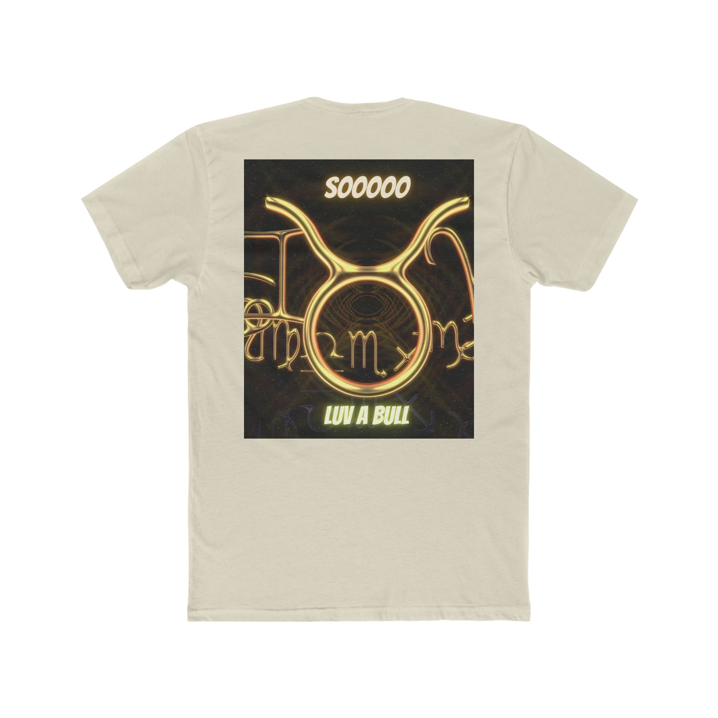 Men's Cotton Crew Tee___Taurus Nation