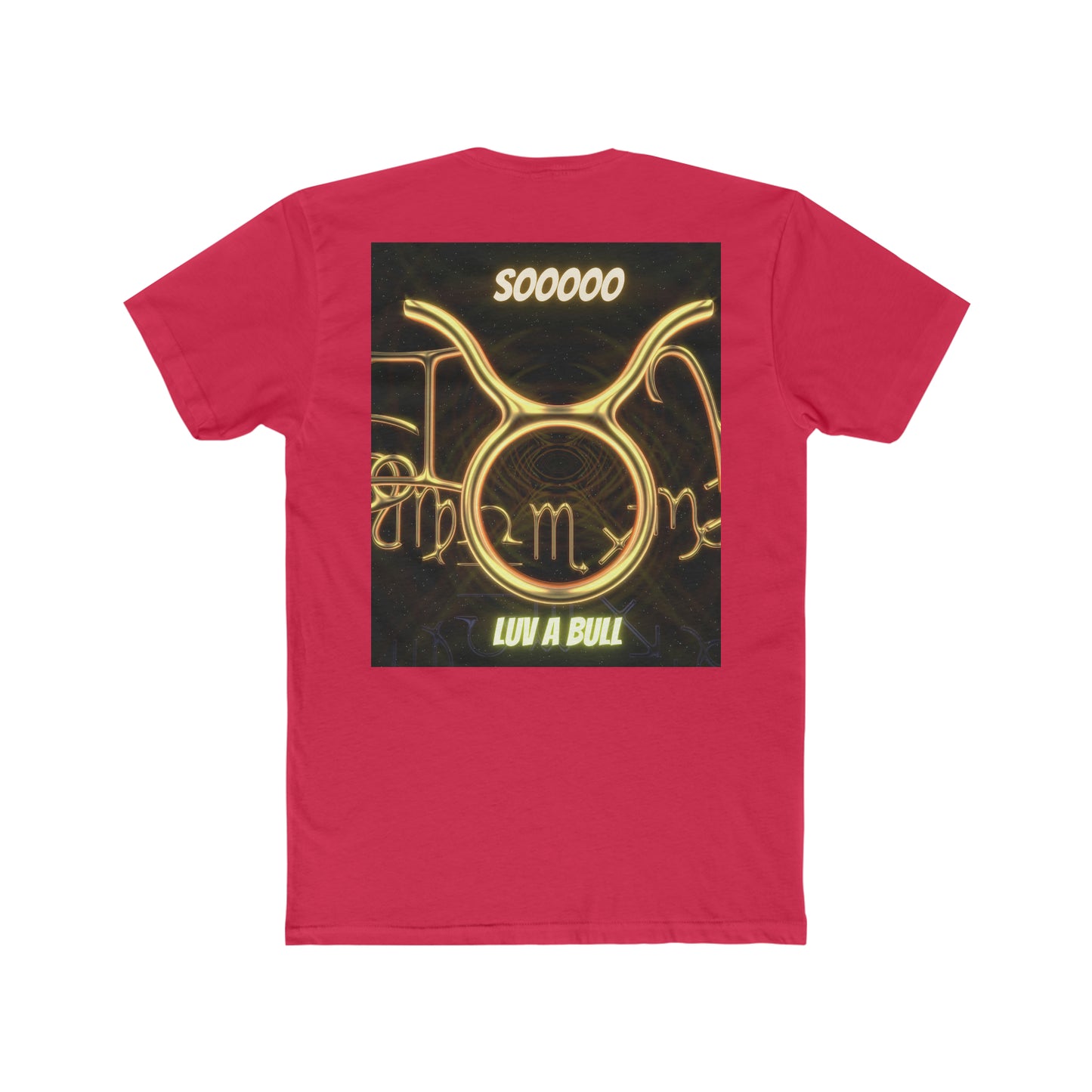 Men's Cotton Crew Tee___Taurus Nation