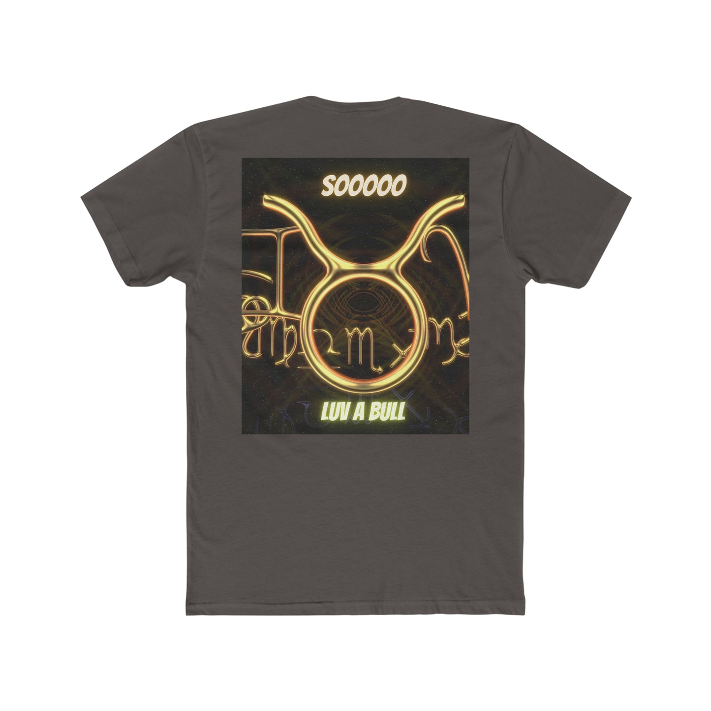 Men's Cotton Crew Tee___Taurus Nation