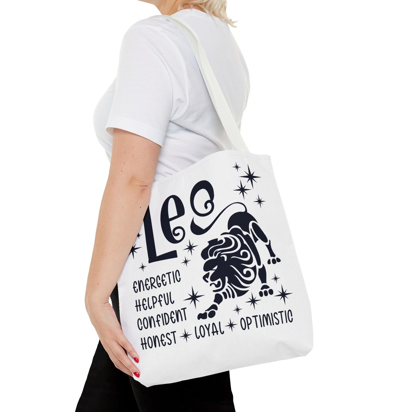Leo Custom Tote Bag with Multiple Handle Colors