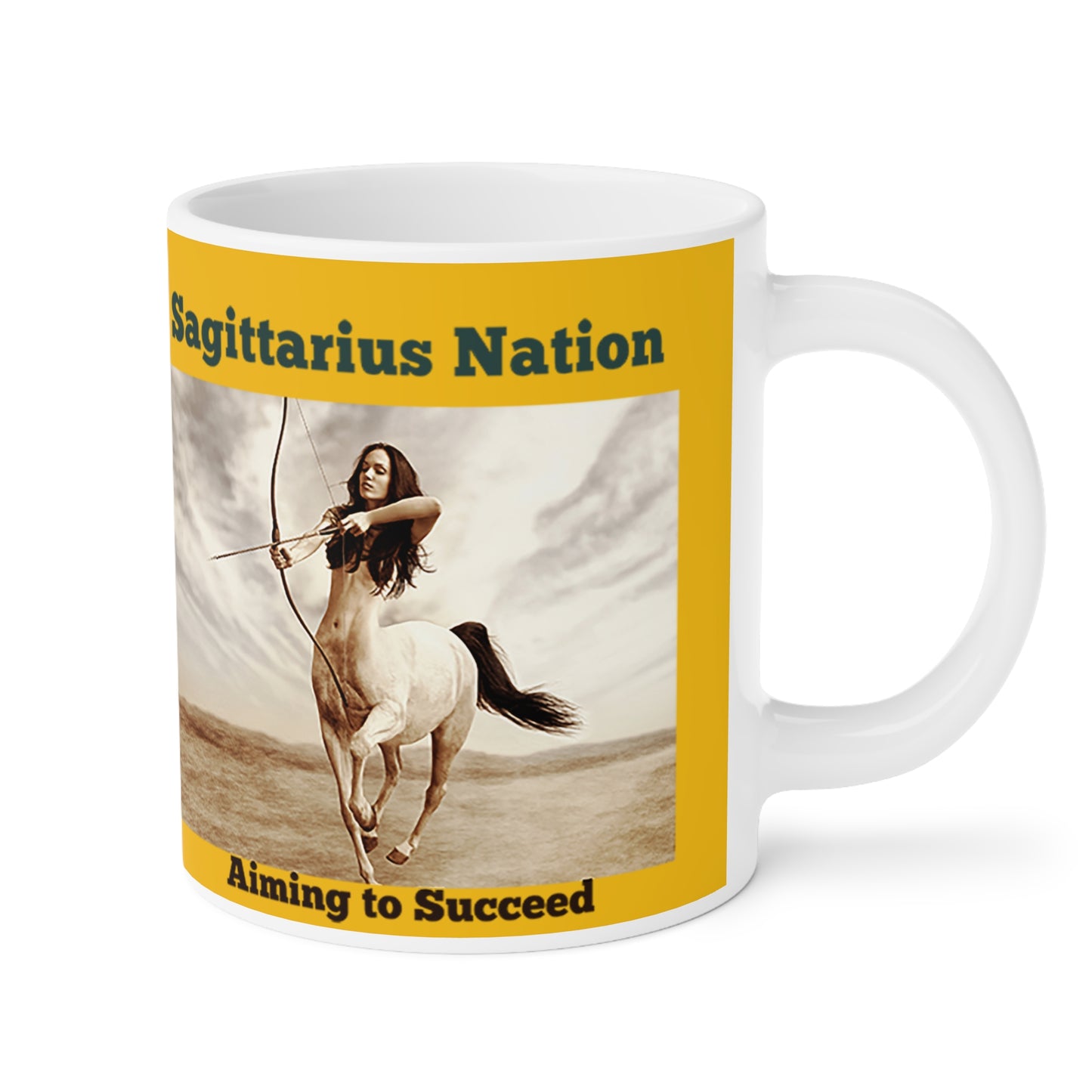 Sagittarius Ceramic Mugs/ Yellow(11oz / 15oz /20oz)
