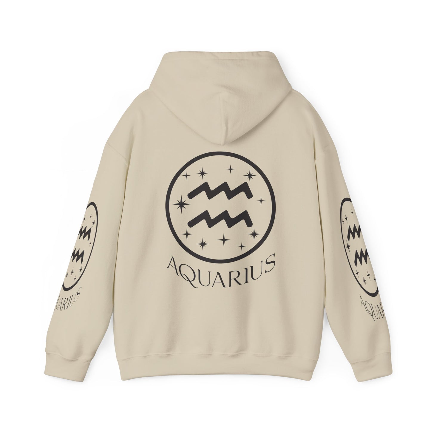 Aquarius Unisex Hooded Sweatshirt_Gildan 18500