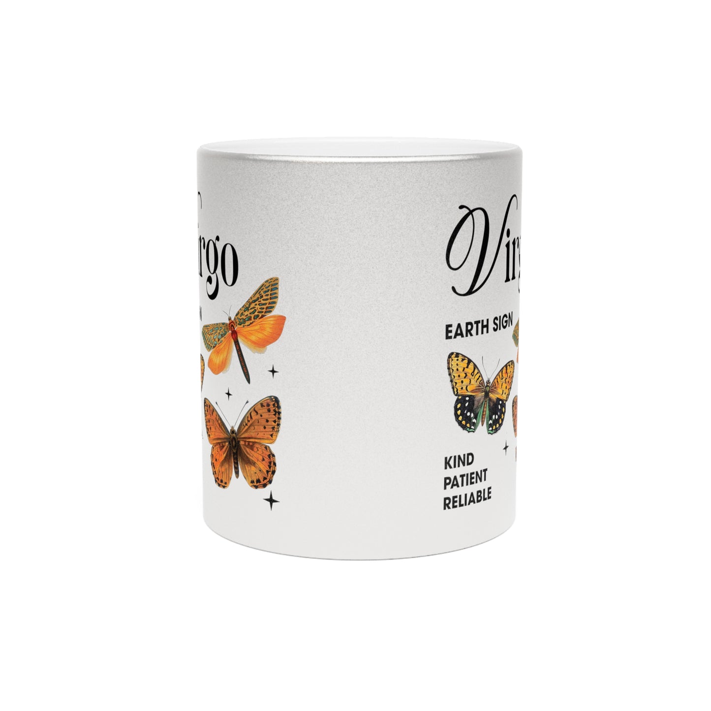 Virgo Metallic Mug (Silver/Gold)