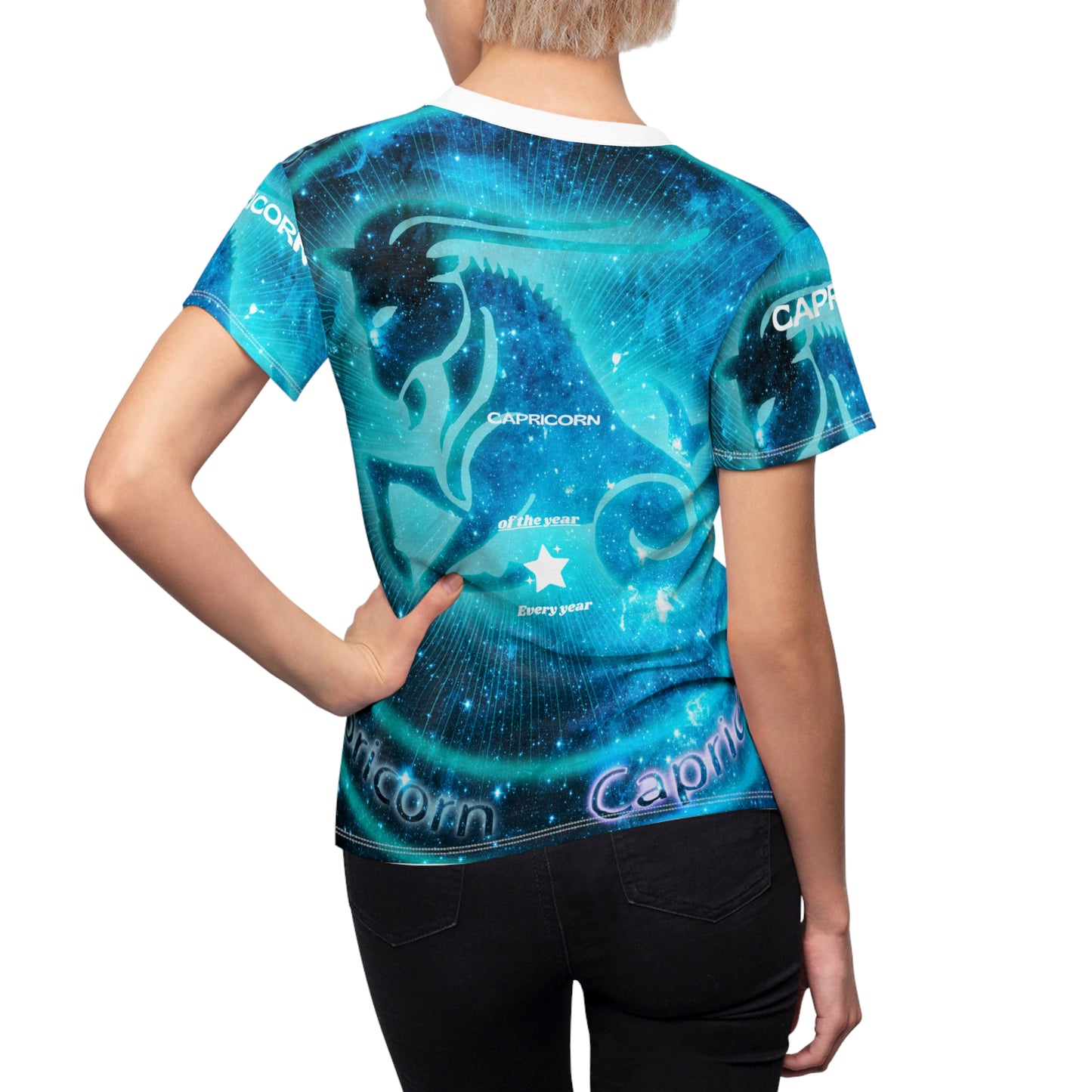 Women's AOP Cut & Sew Tee_____G.O.A.T.