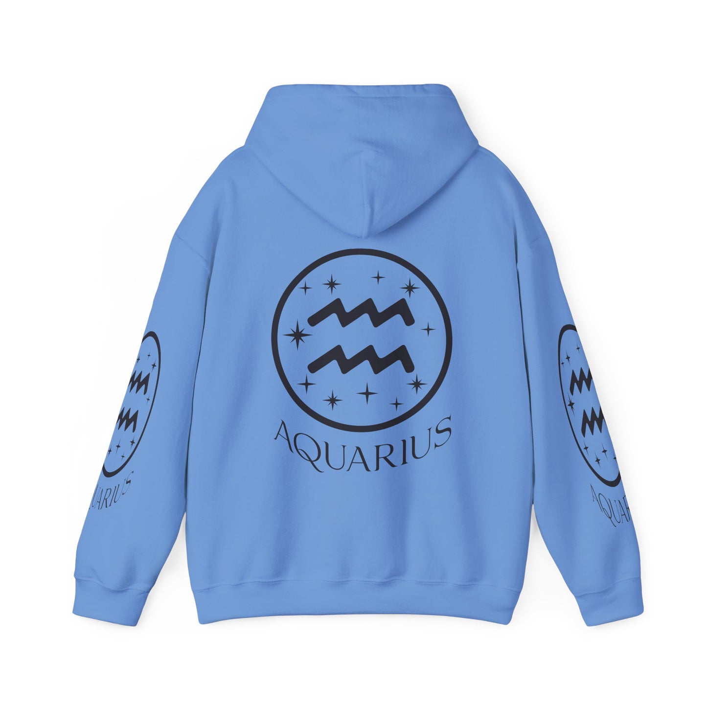 Aquarius Unisex Hooded Sweatshirt_Gildan 18500