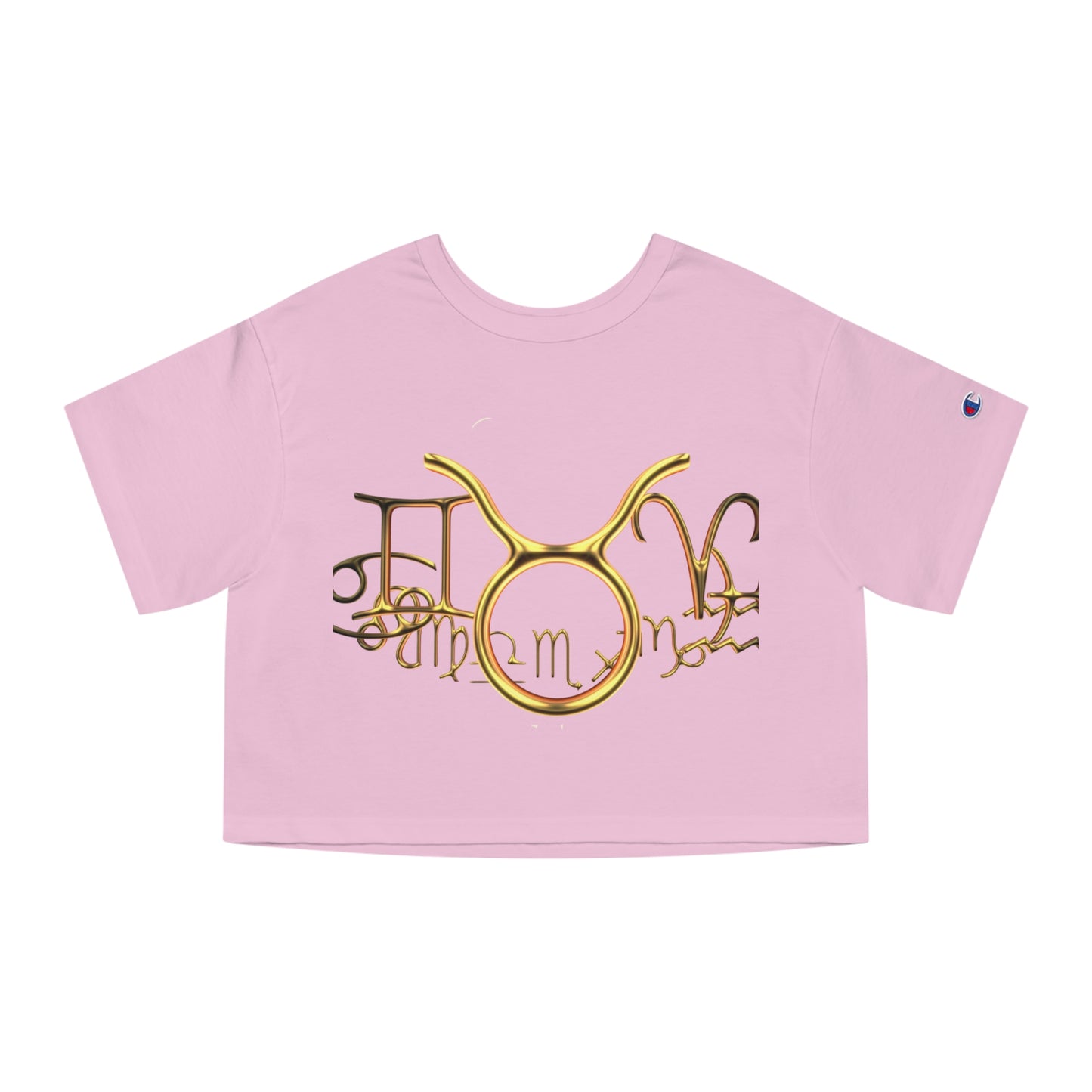 Cropped T-Shirt - Taurus Nation Design for Champion Women's Heritage Collection