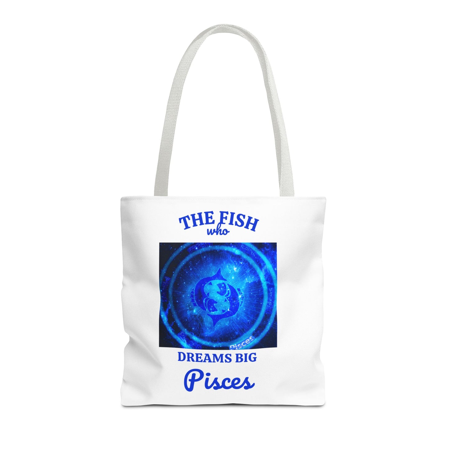 Pisces Custom Tote Bag with Multiple Handle Colors