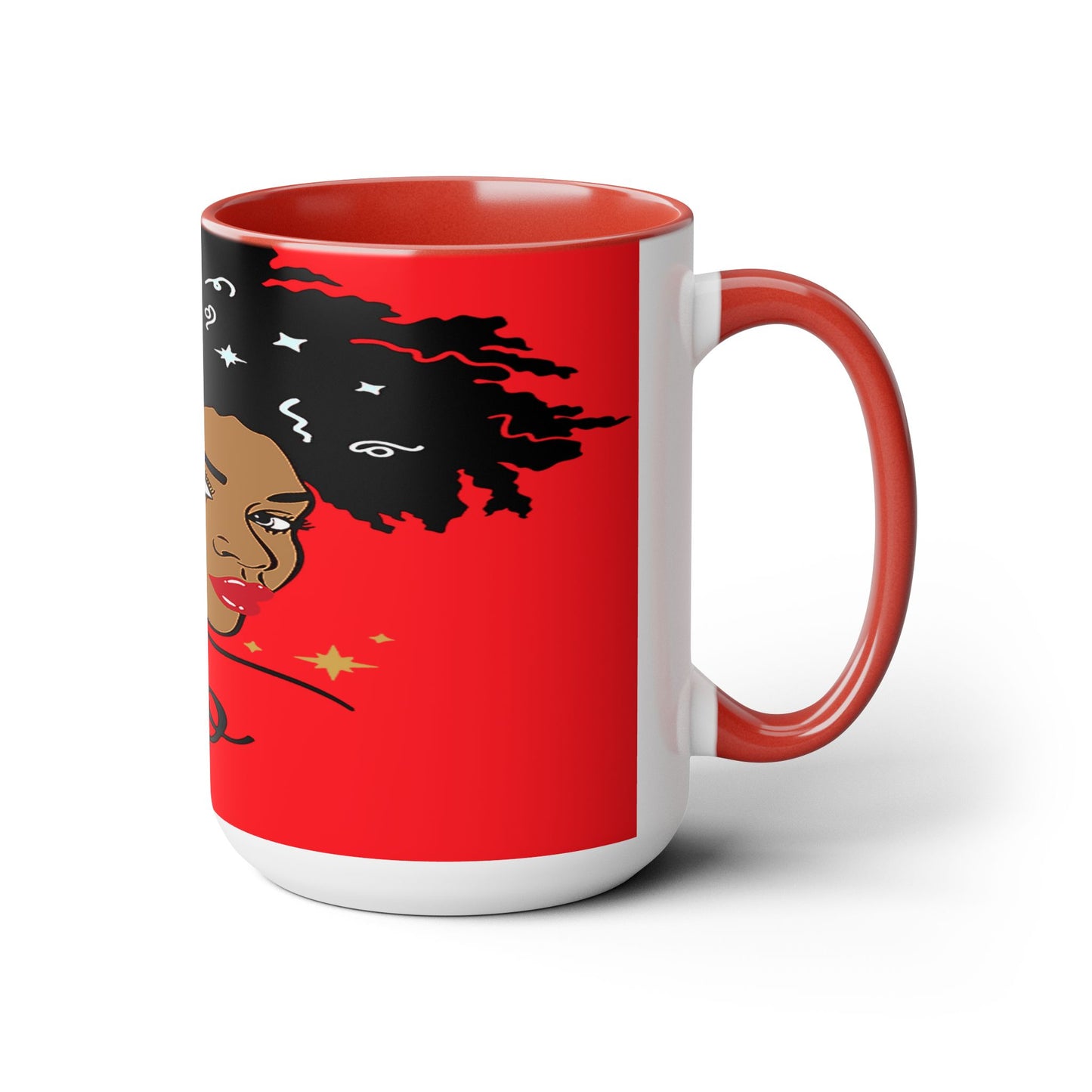 Two-Tone Coffee Mugs, 15oz_LeoNation/Red