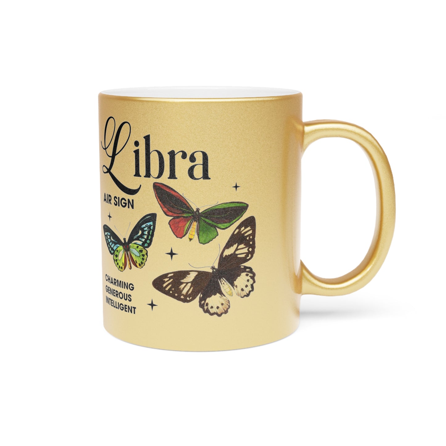 Libra Metallic Mug (Silver/Gold)