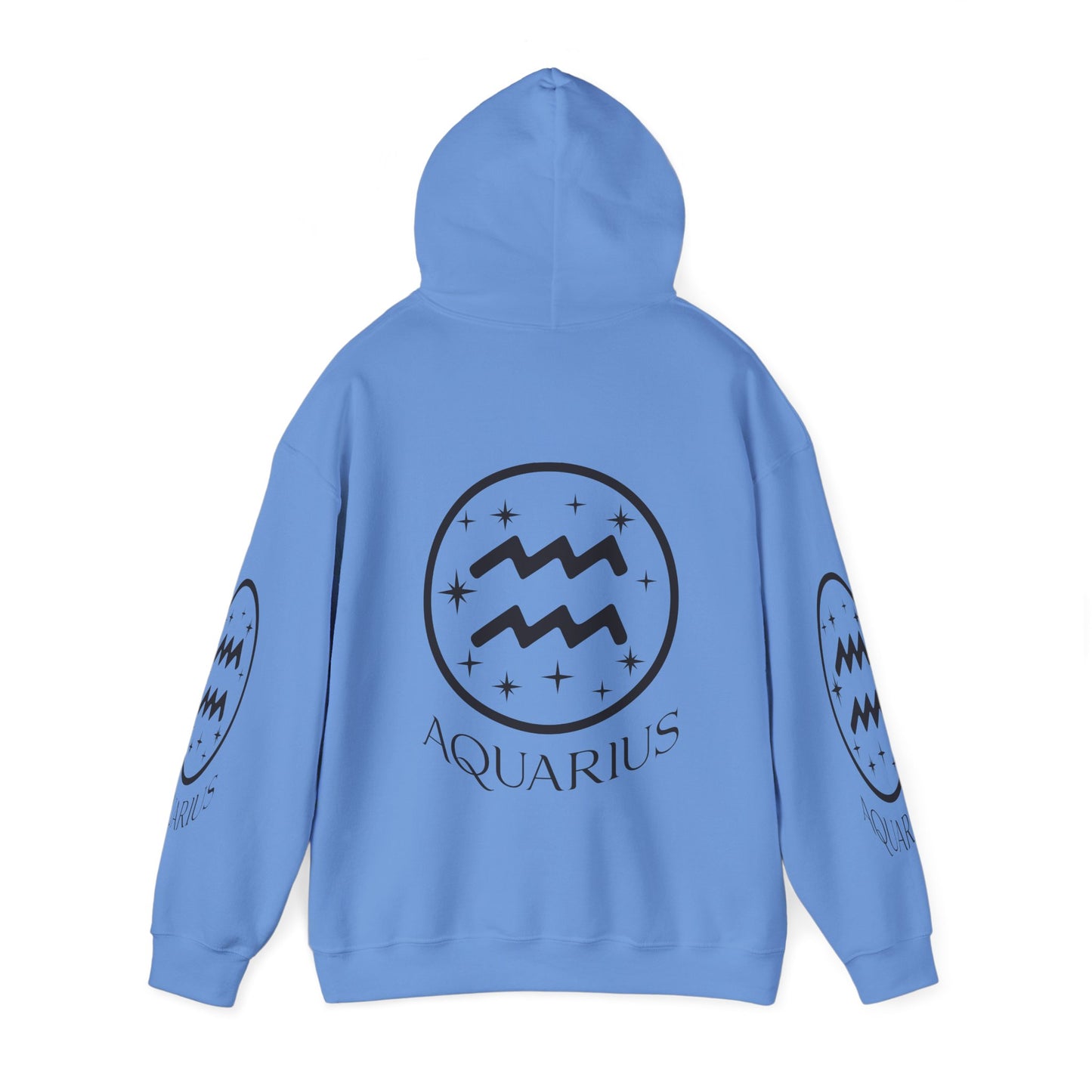 Aquarius Unisex Hooded Sweatshirt_Gildan 18500