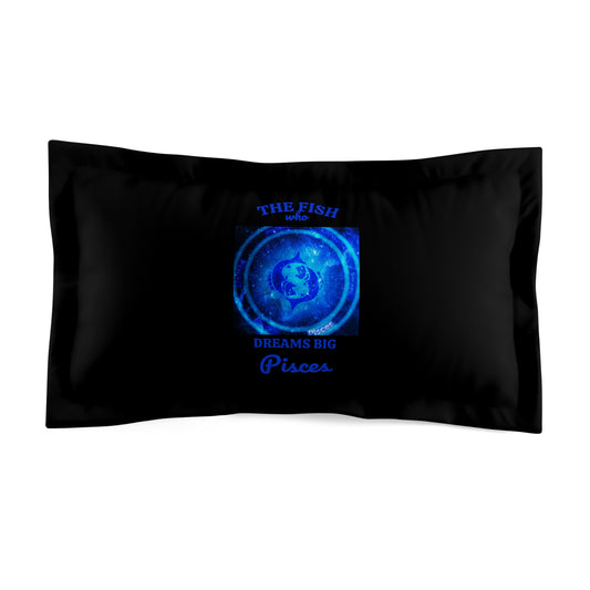 Microfiber Pillow Sham_PiscesDreams/Black