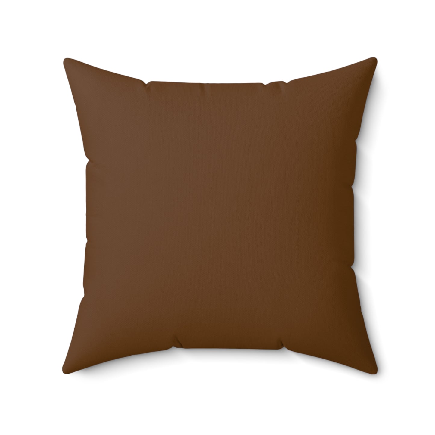 Brown Accent/ Spun Polyester Square Pillow__Aries Nation
