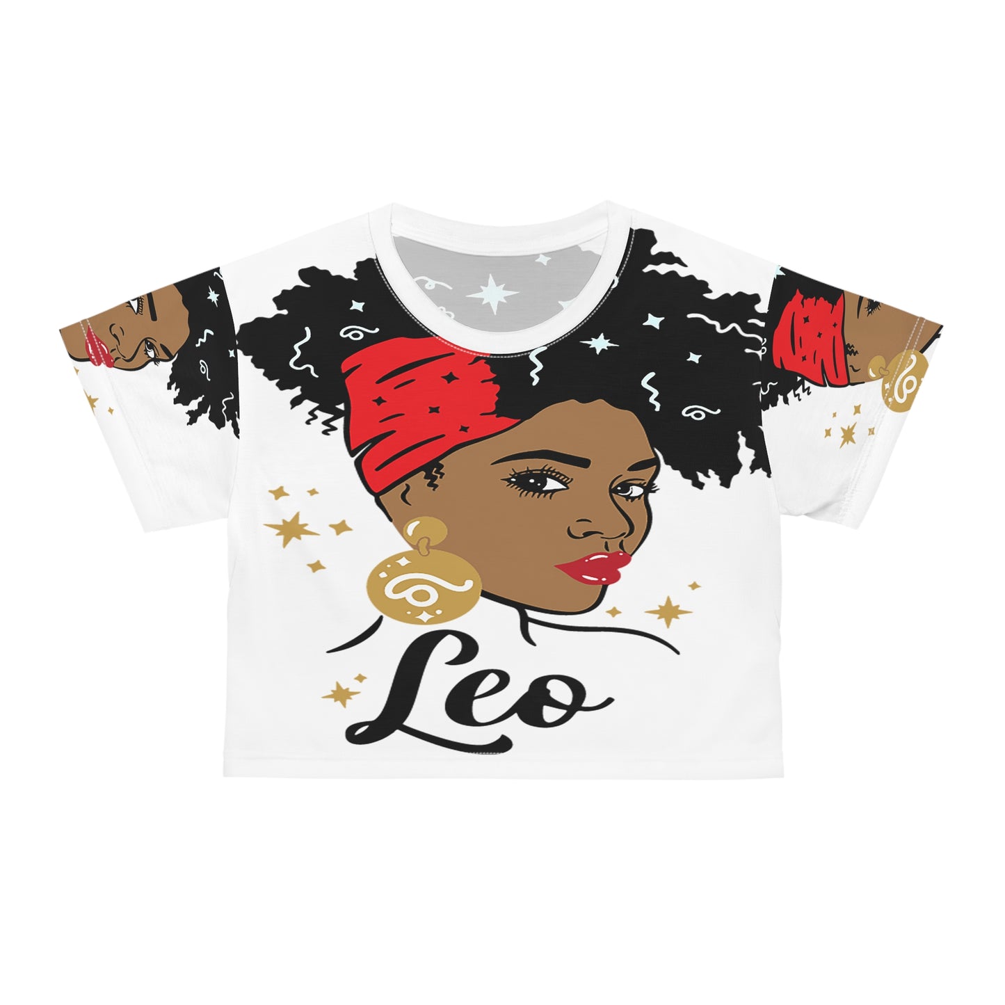 LeoNation Crop Tee - Unique Zodiac Design for Leo Lovers
