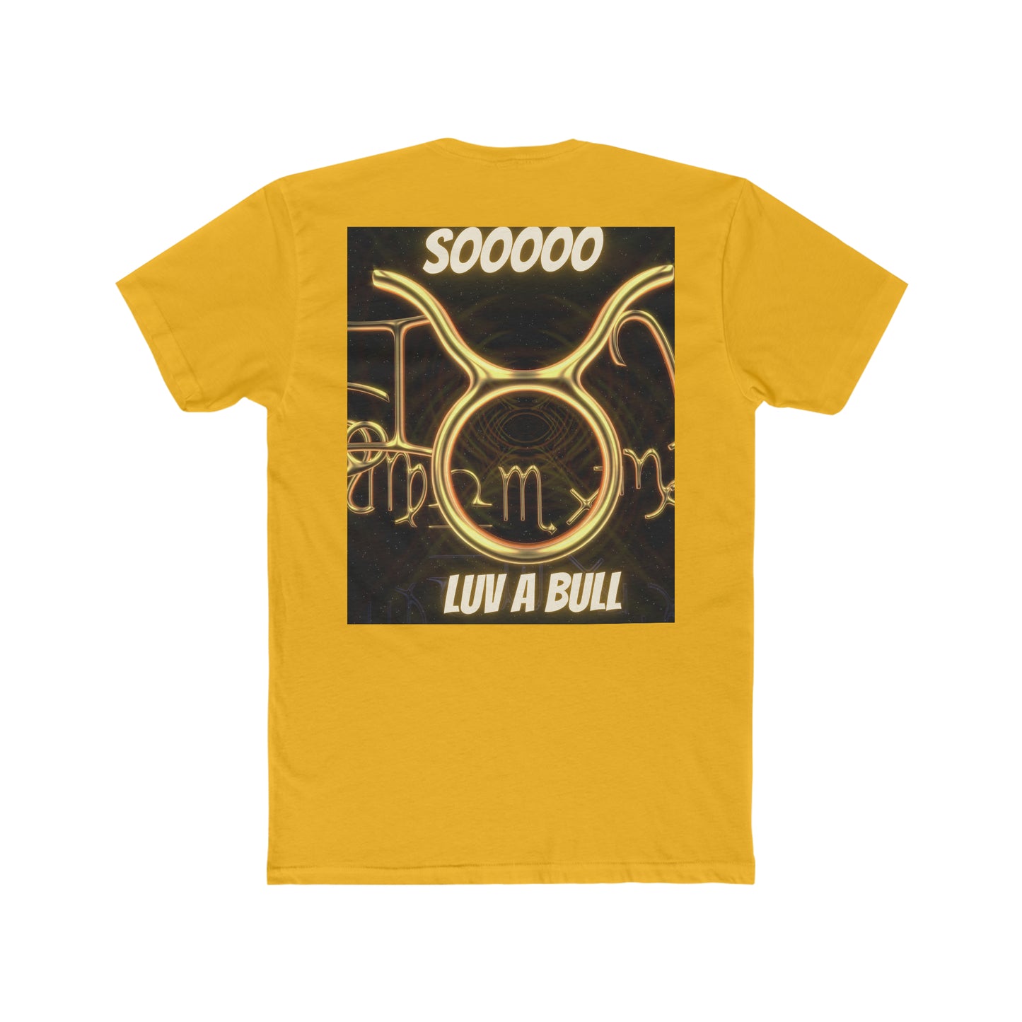 Men's Cotton Crew Tee______ Taurus_Luvabulls