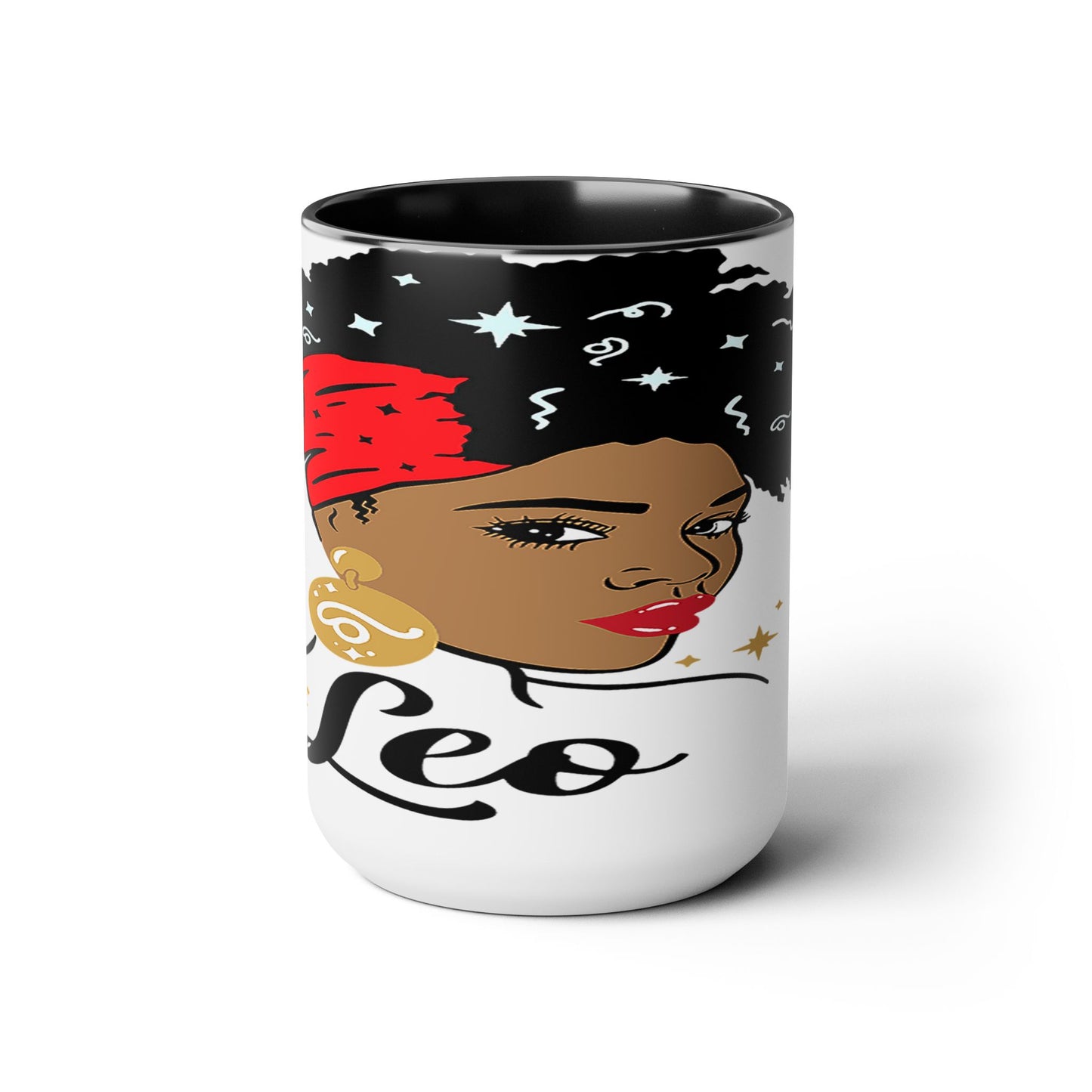 Two-Tone Coffee Mugs, 15oz_LeoNation/White