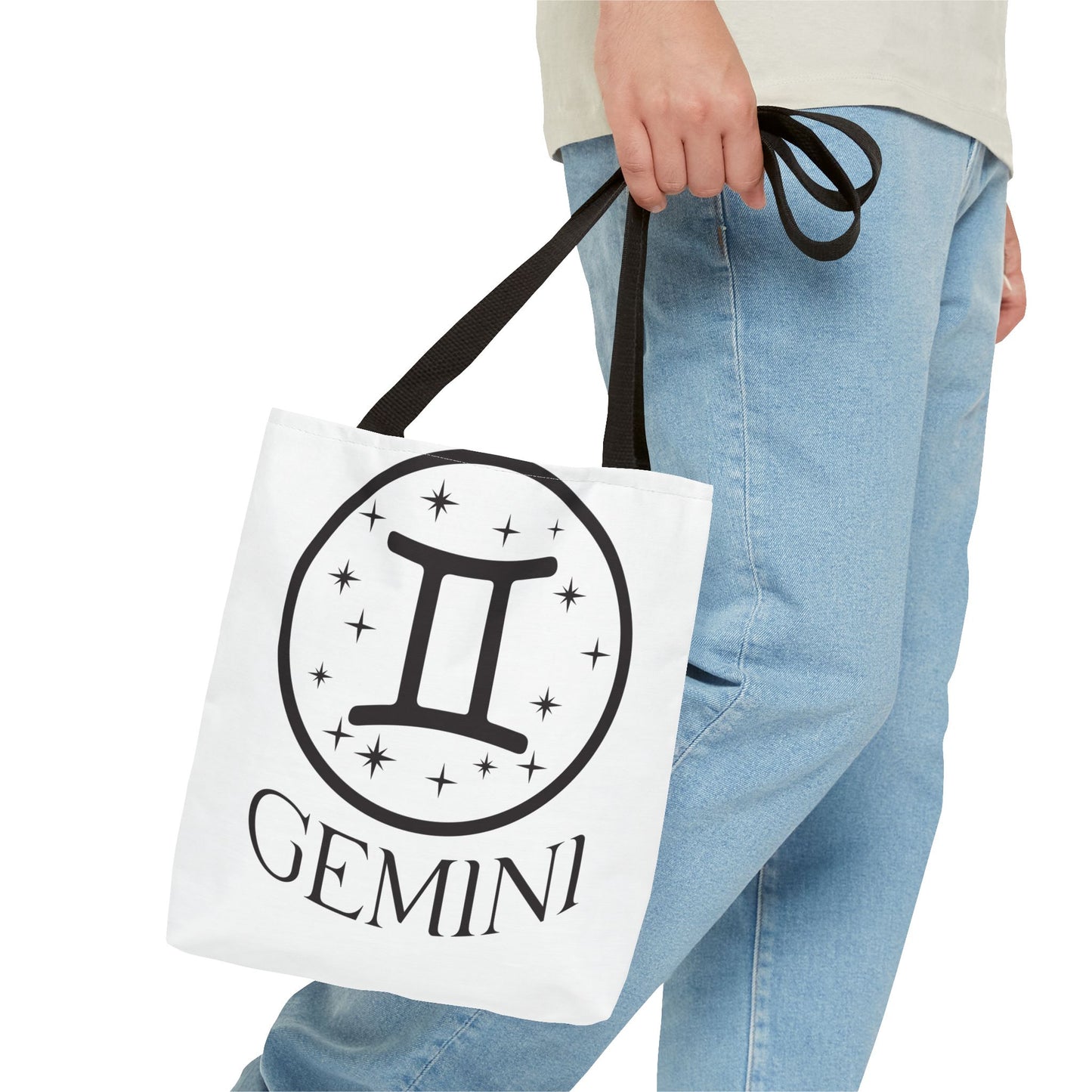 Gemini Custom Tote Bag with Multiple Handle Colors