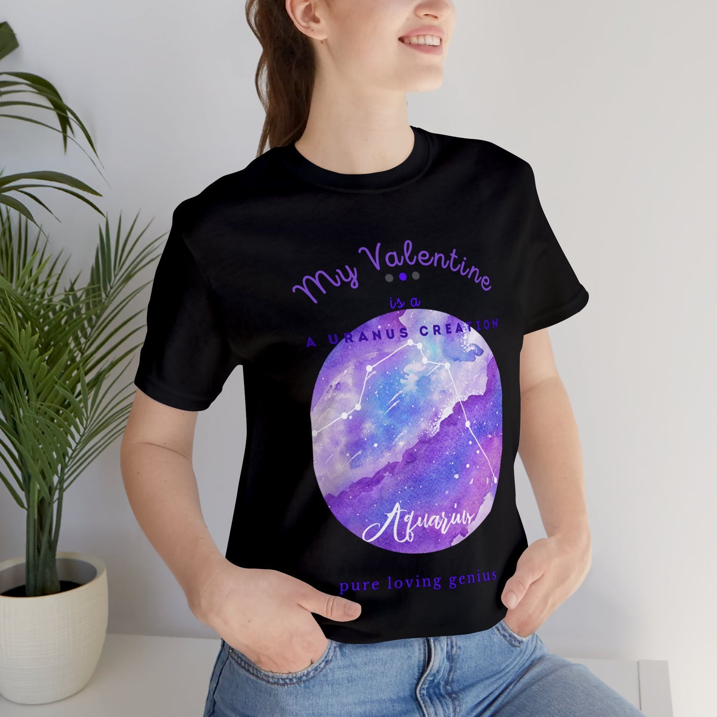 Unisex Jersey Short Sleeve Tee_____Aquarius/Valentine