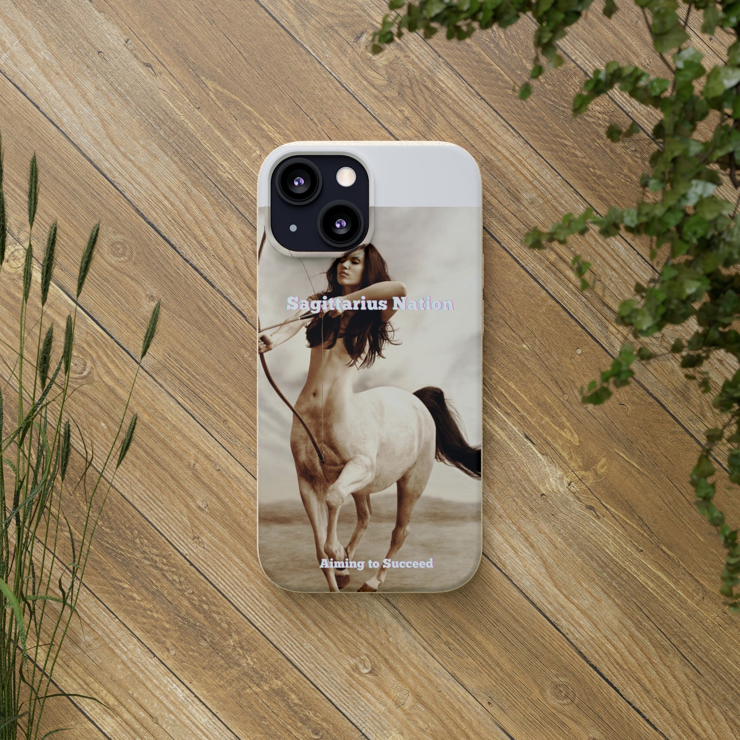 Phone Case - Biodegradable Sagittarius Constellation Design