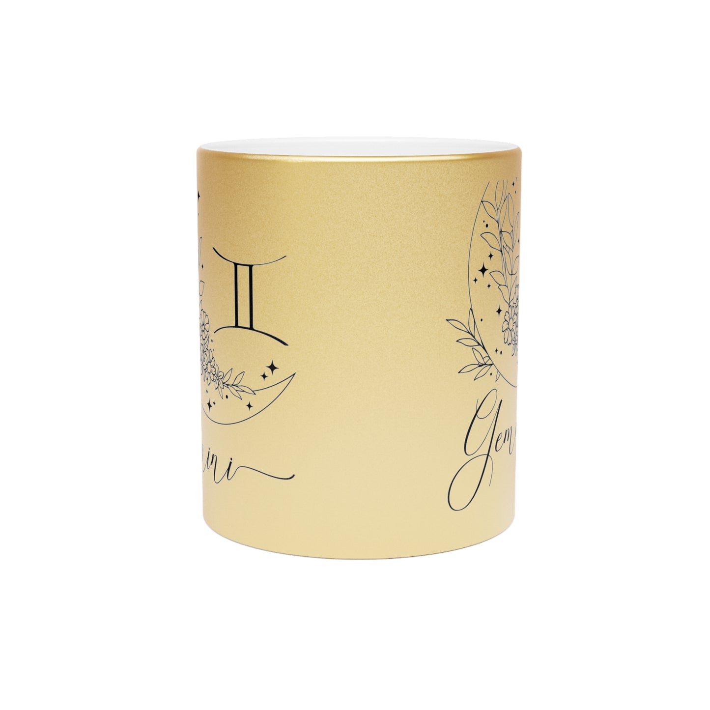 Gemini Metallic Mug (Silver/Gold)