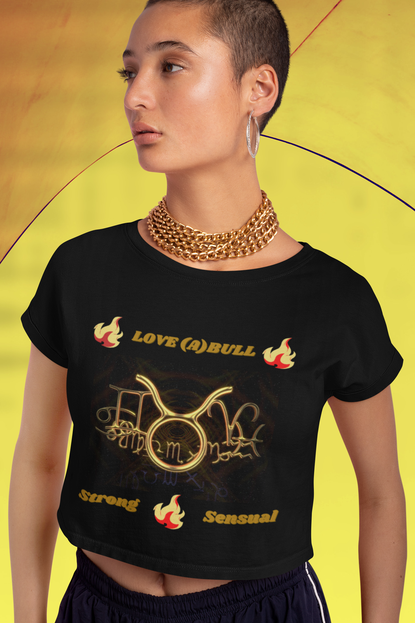 Champion Ladies Heritage Cropped T-Shirt__Aries Nation