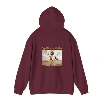 Sagittarius Dark Colors Hooded Sweatshirt