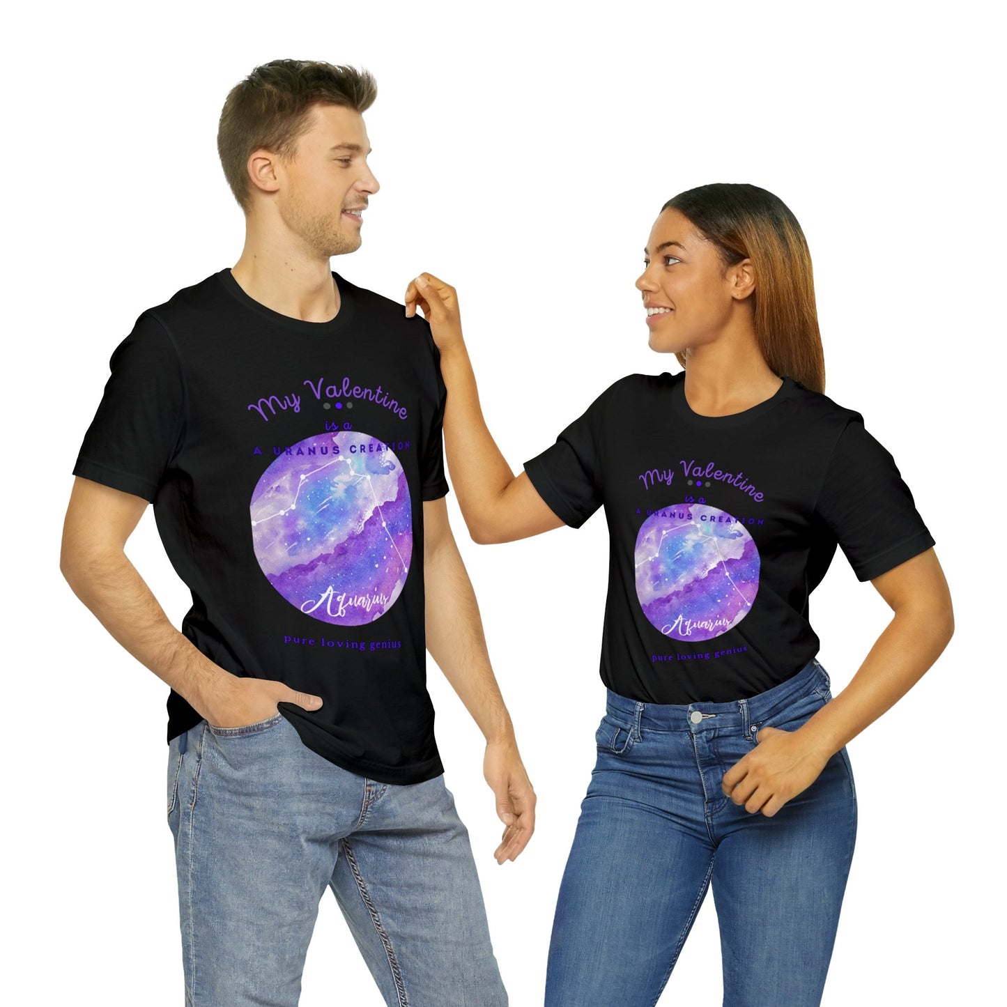 Unisex Jersey Short Sleeve Tee_____Aquarius/Valentine