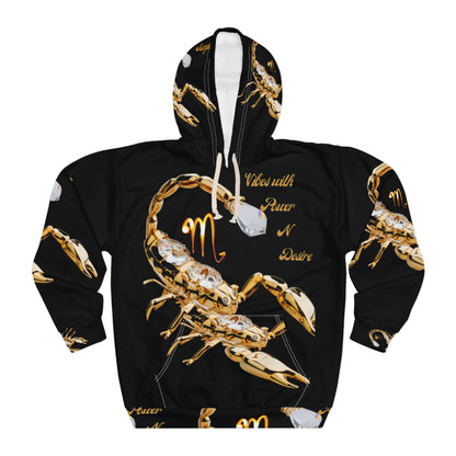 AOP Unisex Pullover Hoodie_Scorpio