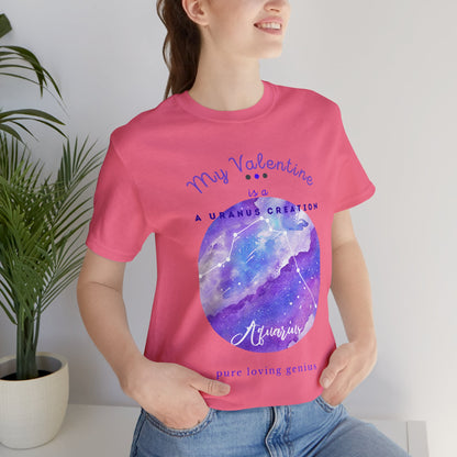 Unisex Jersey Short Sleeve Tee_____Aquarius/Valentine