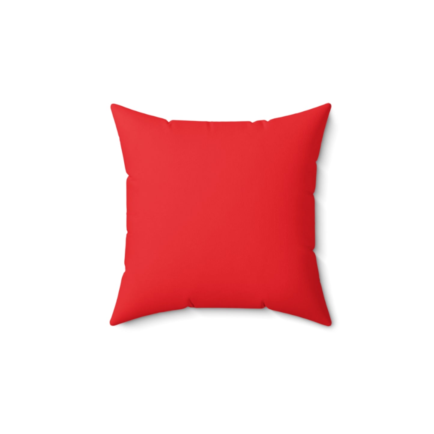 Red Accent/Spun Polyester Square Pillow__Aries Nation