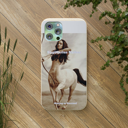 Phone Case - Biodegradable Sagittarius Constellation Design