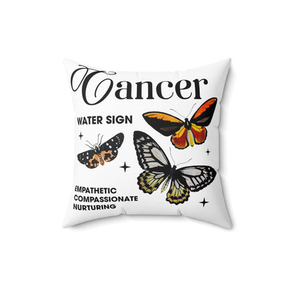 Cancer Zodiac Spun Pillow