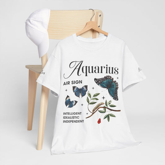 Unisex Aquarius Tee – Gildan 5000 |  Eco-Friendly