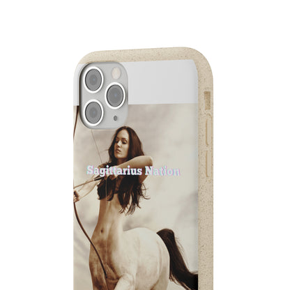 Phone Case - Biodegradable Sagittarius Constellation Design