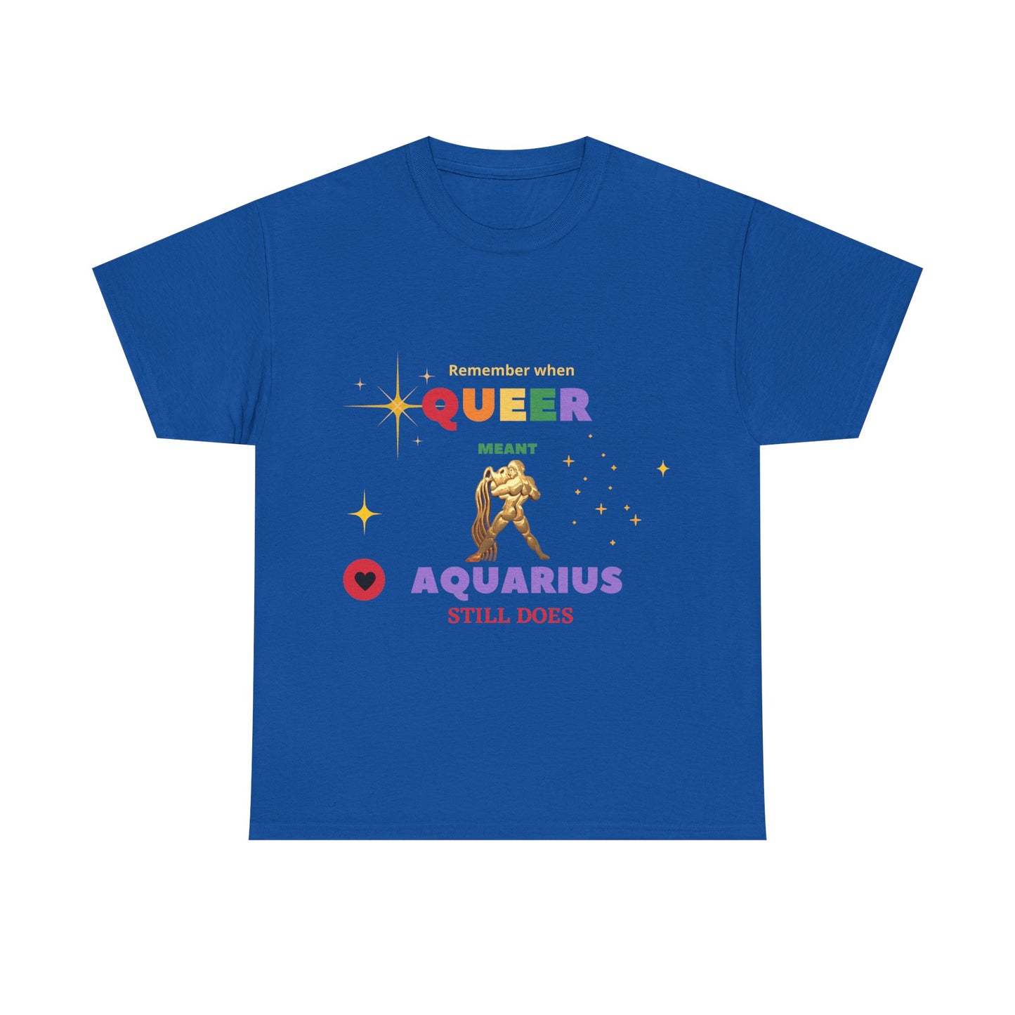 Unisex Heavy Cotton Tee___Aquarius/Pride