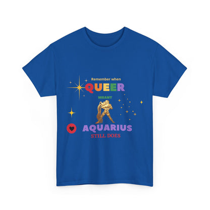 Unisex Heavy Cotton Tee___Aquarius/Pride