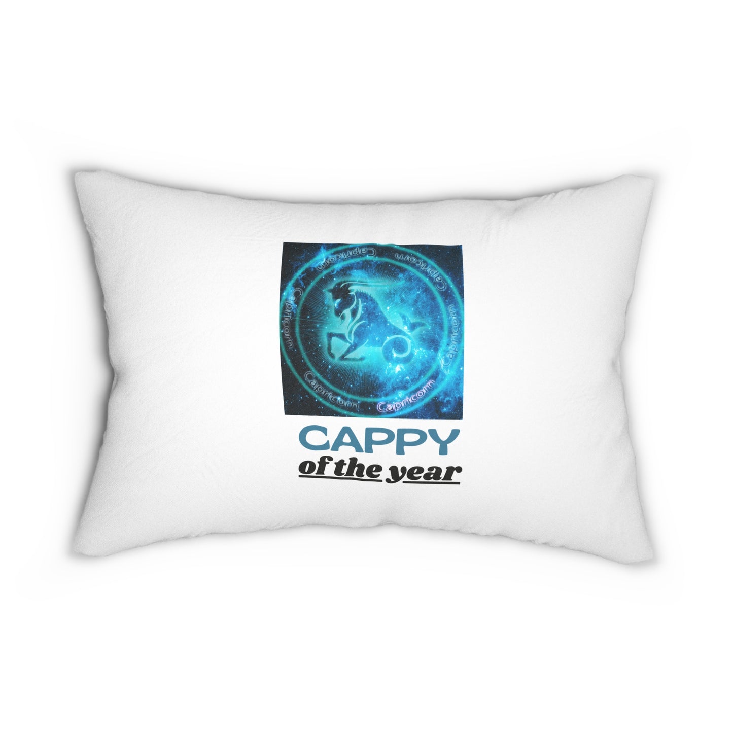 Modern Spun Polyester Lumbar Pillow/Capricorn