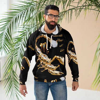 AOP Unisex Pullover Hoodie_Scorpio