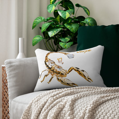 Spun Polyester Lumbar Pillow/Scorpio